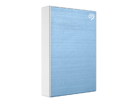 SEAGATE One Touch 5To External HDD with Password Protection Light Blue