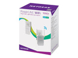 NETGEAR Powerline Wireless 1000 Set - 1x PL1000 Adapter 1xPLW1000 WiFi IEEE 2.4 GHz/5 GHz 802.11 b/g/n/ac Access Point