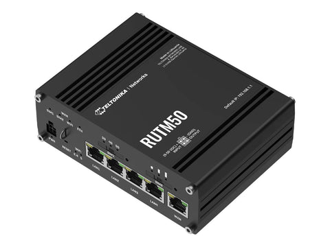TELTONIKA NETWORKS RUTM50 DUAL SIM 5G/4G/LTE router US version