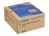 EPSON AL-C9300N cartouche de toner cyan capacité standard 2 x 7.500 pages pack de 2