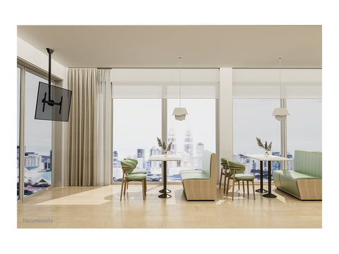 NEOMOUNTS CL35-440BL16L Support de plafond pour écran de 37-70p - h 106-156 cm