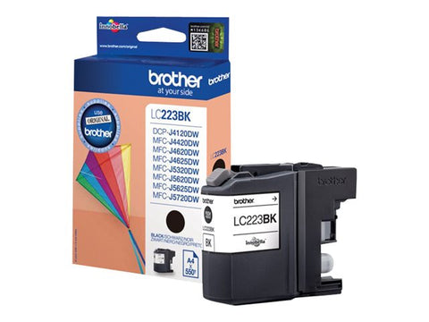BROTHER LC-223 cartouche d encre noir capacité standard 550 pages pack de 1