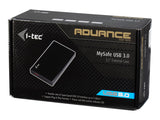 I-TEC MYSAFE Advanced 3.5 p USB 3.0 External aluminium case for SATA I/I/III and SSD discs