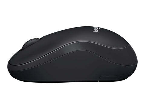 LOGITECH M220 Silent Mouse optical 3 buttons wireless 2.4 GHz USB wireless receiver charcoal