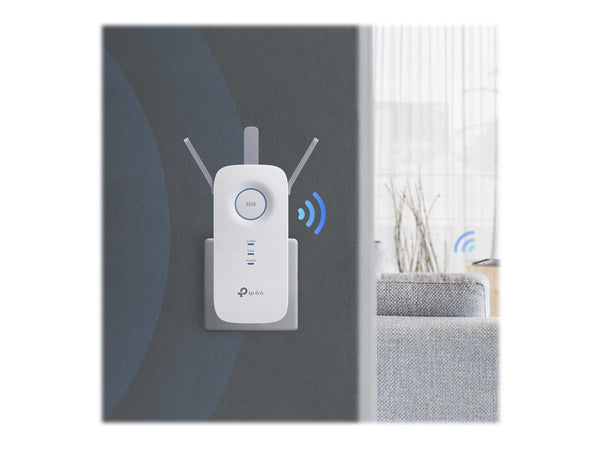 TP-LINK AC1750 Dual Band Wireless Wall Plugged Range Extender Qualcomm 1300Mbps at 5Ghz + 450Mbps at 2.4Ghz 802.11ac/a/b/g/n