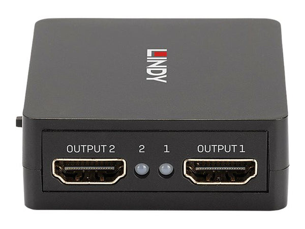 LINDY 2 Port HDMI 18G Splitter Compact