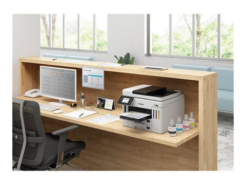 CANON MAXIFY GX7150 MegaTank MFP colour inkjet CISS Legal 216x356mm A4 24ipm Print 600sheets USB Wi-Fi LAN