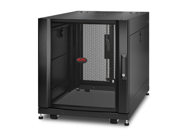 APC NetShelter SX 12U Server Rack Enclosure 600mm x 900mm w/ Sides Black