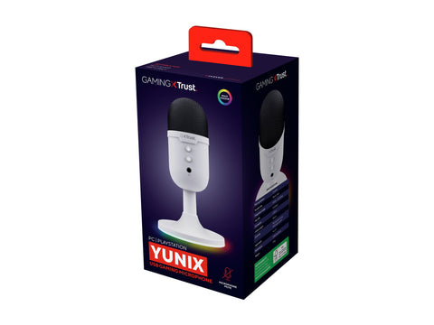 TRUST Microphone streaming YUNIX - White