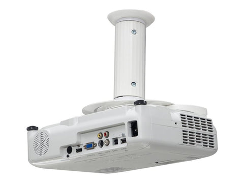 NEOMOUNTS BEAMER-C80WHITE Support de plafond pour vidéoprojecteur - h 13-20 cm - orientable