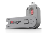 LINDY Clé pour bloqueur de port USB type A rose