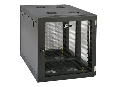 EATON TRIPPLITE SmartRack 12U Heavy-Duty Low-Profile Server-Depth Side-Mount Wall-Mount Small Rack Enclosure