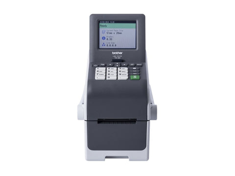 BROTHER 2p Label Printer USB Connection 300dpi Ethernet Battery Possible LCD Display Bluetooth Wi-Fi Touch Screen Handle