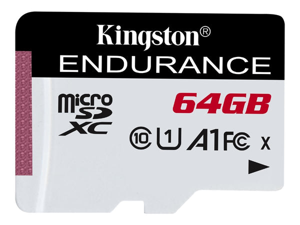 KINGSTON 64Go microSDXC Endurance 95R/45W C10 A1 UHS-I Card Only