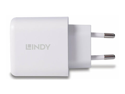 LINDY 65W USB Type A & C GaN Charger