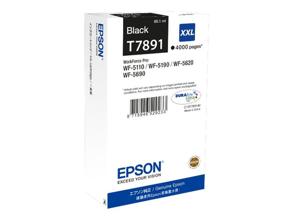EPSON 1LB T7891 ink cartridge black extra high capacity 4.000 pages 1-pack