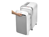FELLOWES DESTRUCTEUR MICROSHRED LX221 BLANC COUPE MICROPARTICULES 230V EU/UK