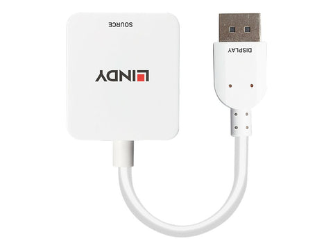LINDY HDMI 18G to DisplayPort 1.2 Converter Connects an HDMI source to a DisplayPort display