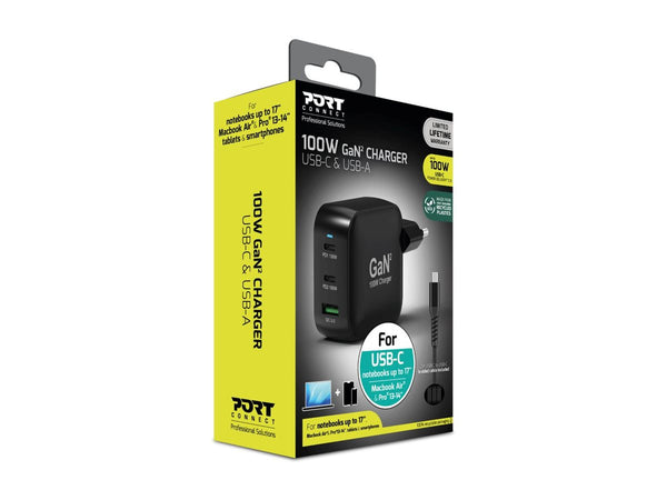 PORT DESIGNS Wall Charger Type-C PD 100W GaN