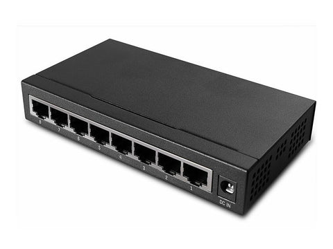 LINDY 8 Port 10/100/1000 GIGABIT Desktop Switch Premium metal case