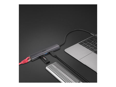 LINDY USB 3.2 Gen 2 Type C Hub & Gigabit Ethernet