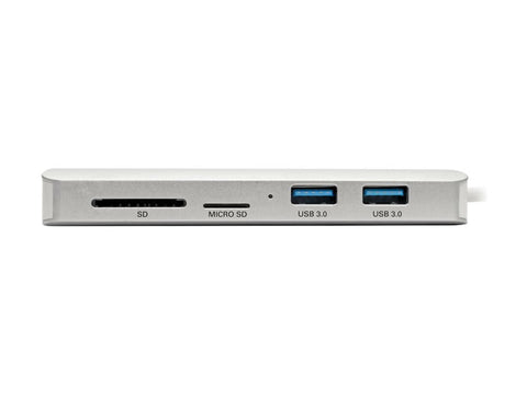 EATON TRIPPLITE USB-C Dock 4K HDMI USB 3.2 Gen 1 USB-A/C Hub GbE Memory Card 60W PD Charging