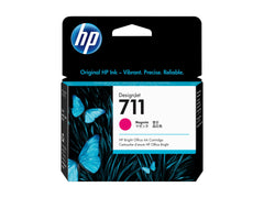HP 711 original Ink cartridge CZ131A magenta standard capacity 29ml 1-pack