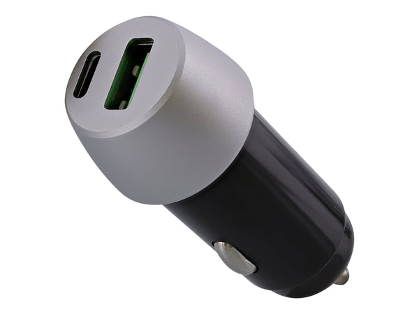 TNB Chargeur allume-cigares haute puissance 2USB 38W max - Garantie à vie - noir