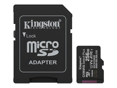 KINGSTON Canvas Select Plus Carte mémoire microSDXC 256Go Gen3 150MB/s A1 Adaptateur SD Inclus