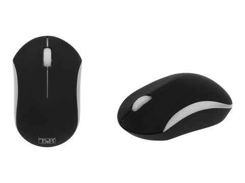 TNB RUBBY Wireless Mouse 1600 Dpi Silent Compact Size Soft Touch Ergonomic Shape Power Mode Saving Auto Link Wireless