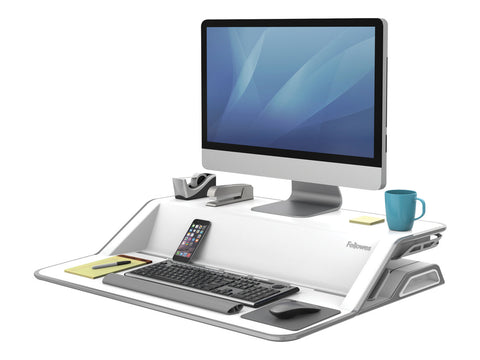 FELLOWES plate-forme assis-debout lotus - blanc