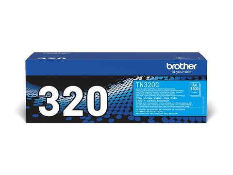 BROTHER TN-320 cartouche de toner cyan capacité standard 1.500 pages pack de 1
