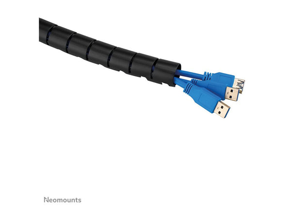NEOMOUNTS Spiral Cable Wrap 25mm multiple cables black