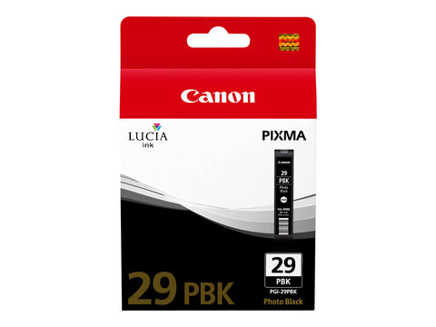CANON PGI-29 PBK cartouche d encre photo noir capacité standard 1.300 photos pack de 1