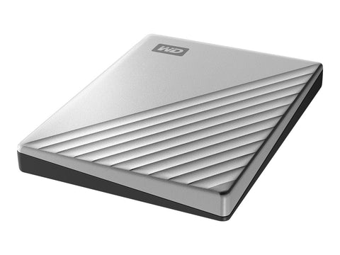 WD My Passport Ultra 2To Silver USB-C/USB3.0 HDD 2.5p Metal finish RTL portable extern