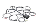 EATON TRIPPLITE Commutateur KVM 2 ports DisplayPort 1.1/USB avec audio/vidéo câbles intégrés partage de périphériques USB