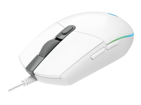 LOGITECH Gaming Mouse G203 LIGHTSYNC Mouse optical 6 buttons wired USB white