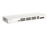 D-LINK Nuclias Switch 28xGE-ports Smart Managed incl 4x1G Combo w/1Yr Lic