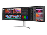 LG 49WQ95C-W.AEU Écran LED - incurvé - 49i - 5120 x 1440 UltraWide Dual QHD 144Hz - Nano IPS -400cd/m2- 5ms- 2xHDMI DP USB-C blanc