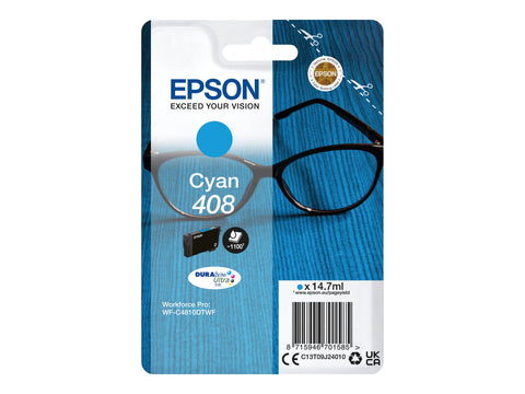 EPSON 6LB Singlepack Cyan 408 DURABrite Ultra Ink
