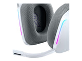 LOGITECH G G733 LIGHTSPEED Wireless RGB Gaming Headset Headset full size 2.4 GHz wireless white