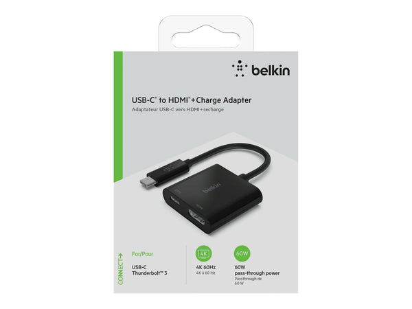 BELKIN Adaptateur USB-C HDMI 60W noir