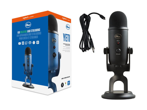LOGITECH Blue Microphones Yeti 10-Year Anniversary Edition microphone USB blackout