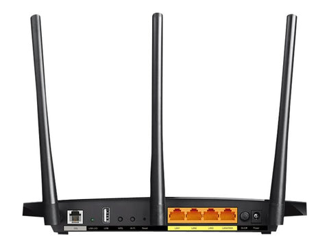 TP LINK AC1200 Modem Routeur WiFi VDSL/ADSL Broadcom  CPU 802.11ac/a/n/g/b 867Mbps at 5GHz + 300Mbps at 2.4GHz 1GE WAN/LAN+3FE LAN 1