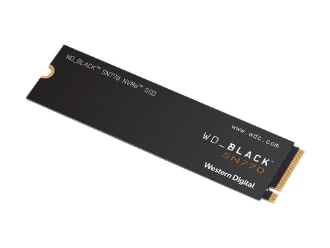 WD Black SSD SN770 NVMe 500Go PCIe Gen4 16GT/s M.2 2280