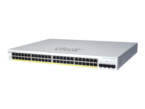 CISCO Business Switching CBS220 Smart 48-port Gigabit 4x10G SFP+ uplink