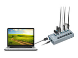 I-TEC USB 3.0 Charging HUB 7port with external power adapter 36W 7xUSB charging port for Tablets Notebooks Ultrabooks PC