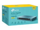 TP-LINK LiteWave 8-Port Gigabit Desktop Switch 8 Gigabit RJ45 Ports Desktop Steel Case