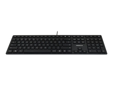 CHERRY KC 6000 Slim Corded Keyboard - USB - BLACK - US-Englisch with EURO Symbol (US)