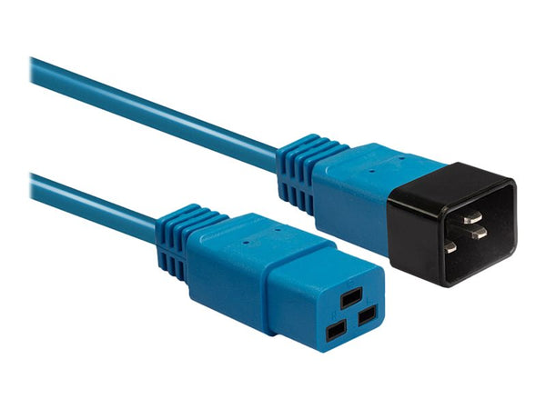 LINDY 3m IEC C19 to IEC C20 extension Blue